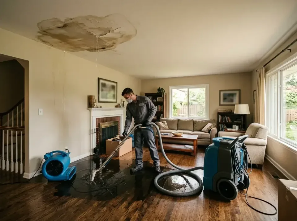 attic-pipe-burst-ceiling-drip-008 — frequently asked questions, Water Damage Restoration & Carpet Care in Herricks, NY